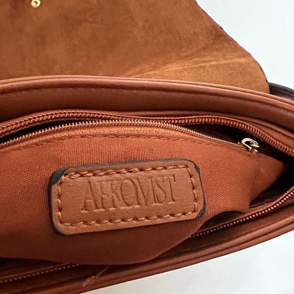 Afkomst Women's Synthetic Leather & Suede Shoulder Bag - Picture 6 of 7